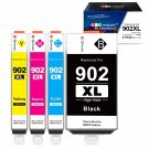 Compatible Ink Cartridge Replacement For Hp 902Xl 902 Ink Cartridges To Use With Officejet 6978 69