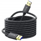 Usb To Usb Cable 25 Ft, 22Awg Long Usb 3.0 Cable A To A Usb 3.0 Male To Male Cord Double Usb 3.0 A