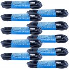 10 Pack Of 15 Foot 3Pin Xlr Microphone Audio Cable