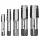 HORUSDY 5-Piece NPT Pipe Tap Set, Sizes Includes 1/8"", 1/4"", 3/8"", 1/2"" and 3/4""