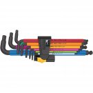 05022640001 950/9 Hex-Plus Multicolour Imperial 2 L-Key Set, Imperial, Blacklaser, 9 Pieces