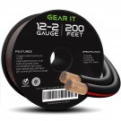 12AWG Speaker Wire, GearIT Pro Series 12 Gauge Speaker Wire Cable (200 Feet / 60.96 Meters) Great 