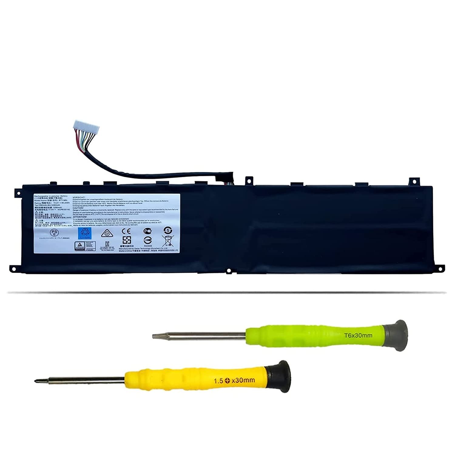 BtyM6L Laptop Battery Replacement For Msi Gs65 Gs75 P65 P75 Ws65 Ws75 Ps63 Ps42 Stealth Thin 8Sd