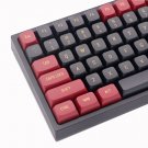 Black Red Theme Keycap Csa Profile 150Keys Double-Shot Font Pbt Keycap For Wired Usb Mechanical Ke