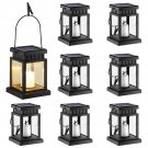 8 Pack Solar Hanging Lantern Outdoor, Candle Effect Light With Stakes For Garden, Patio, Lawn, Dec