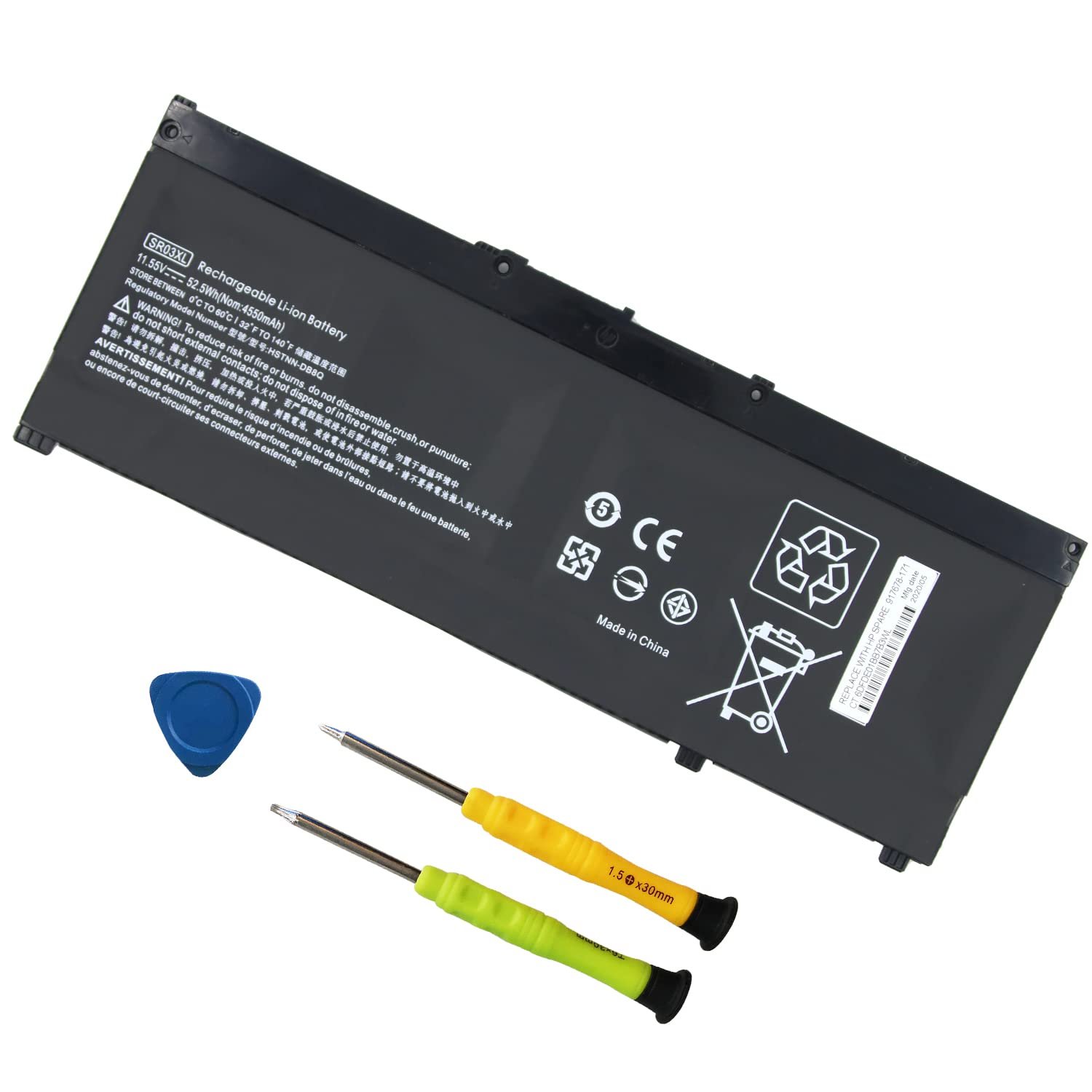 Sr03Xl Sr04Xl L08855-855 Battery For Hp Pavilion 15-Cx 15-Cx0Xxx 15 ...