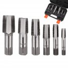 HORUSDY 6-Piece NPT Pipe Tap Set, Sizes Includes 1/8"", 1/4"", 3/8"", 1/2"", 3/4"" and 1""