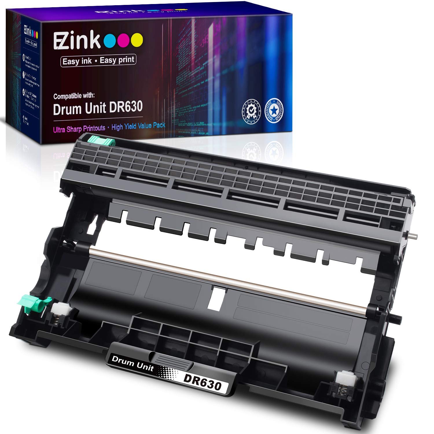 E-Z Ink (TM) Compatible Drum Unit Replacement for Brother DR630 DR 630 Compatible with HL-L2300D H