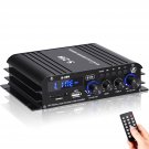 S-299 40Wx4 Bluetooth Power Amplifier With Active Subwoofer Output Max 800W 4.1Ch Subwoofer Amplif