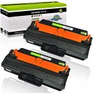 GREENCYCLE 2 Pack MLT-D115L D115L Black High Yield Toner Cartridge Compatible for Samsung Xpress S