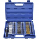 NEIKO 00325A Wire Brush Drill Attachments with 1/4-Inch Hex Shank, SAE and MM Brushes Assortment, 