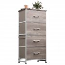 Dresser With 4 Drawers, Storage Tower, Organizer Unit, Fabric Dresser For Bedroom, Hallway, Entryw