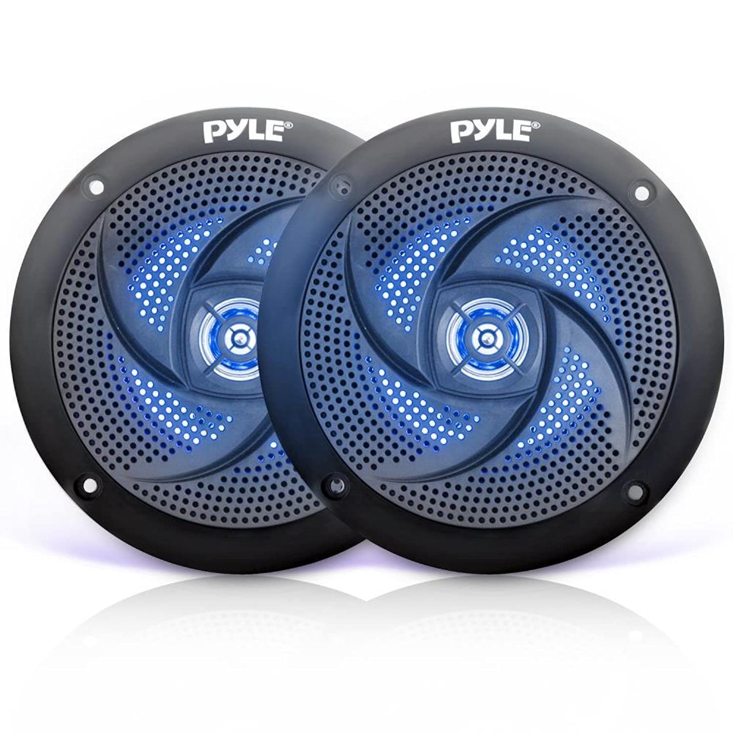 Pyle Marine Speakers - 5.25 Inch 2 Way Waterproof and Weather Resistant Outdoor Audio Stereo Sound