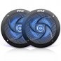 Pyle Marine Speakers - 5.25 Inch 2 Way Waterproof and Weather Resistant Outdoor Audio Stereo Sound