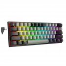 60% Wired Mechanical Gaming Keyboard, Rgb Backlit Ultra-Compact 61 Keys Hot Swappable Mini Waterpr