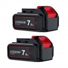 Upgraded 7.0 Ah 2Packs Replacement For Dewalt 20V Battery Lithium Ion, Compatible With 20 Volt Dew