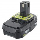 Ryobi P190 2.0 Amp Hour Compact 18V Lithium Ion Battery w/ Cold Weather Performance and (Charger N