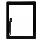 Premium Digitizer Touch Screen Glass Replacement W/Home Button Black For Ipad 3