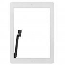 Premium Digitizer Touch Screen Glass Replacement W/Home Button White For Ipad 3