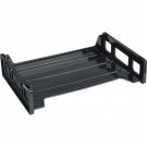 Black Side-Loading Stackable Letter Sized Tray (1 Tray / Pack) - 1 Pack