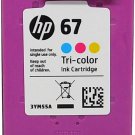 New Genuine HP 67 Color 3YM55AN Genuine