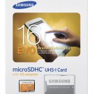 SAMSUNG EVO 16GB MicroSD Micro SDHC Flash Class 10 Memory Card 16G w/ SD Adapter