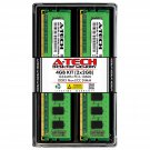 4Gb 2 X 2Gb Pc3-10600 Desktop Ddr3 1333 Mhz 240-Pin Dimm Memory Ram 4G 2G