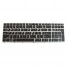 Keyboard W/ Silver Frame For Hp Probook 430 G5 450 G5 455 G5 470 G5 Laptops