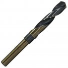 19/32 In. High Speed Steel Black And Gold Reduced 1/2 In. Shank