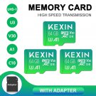 3 Pack 64Gb Micro Sd Card U3 Microsdxc Uhs-I Class 10 Memory Card Flash Tf Card
