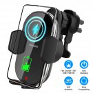 Wireless Automatic Clamping Smart Sensor Car Phone Holder Fast Charger Mount 15W