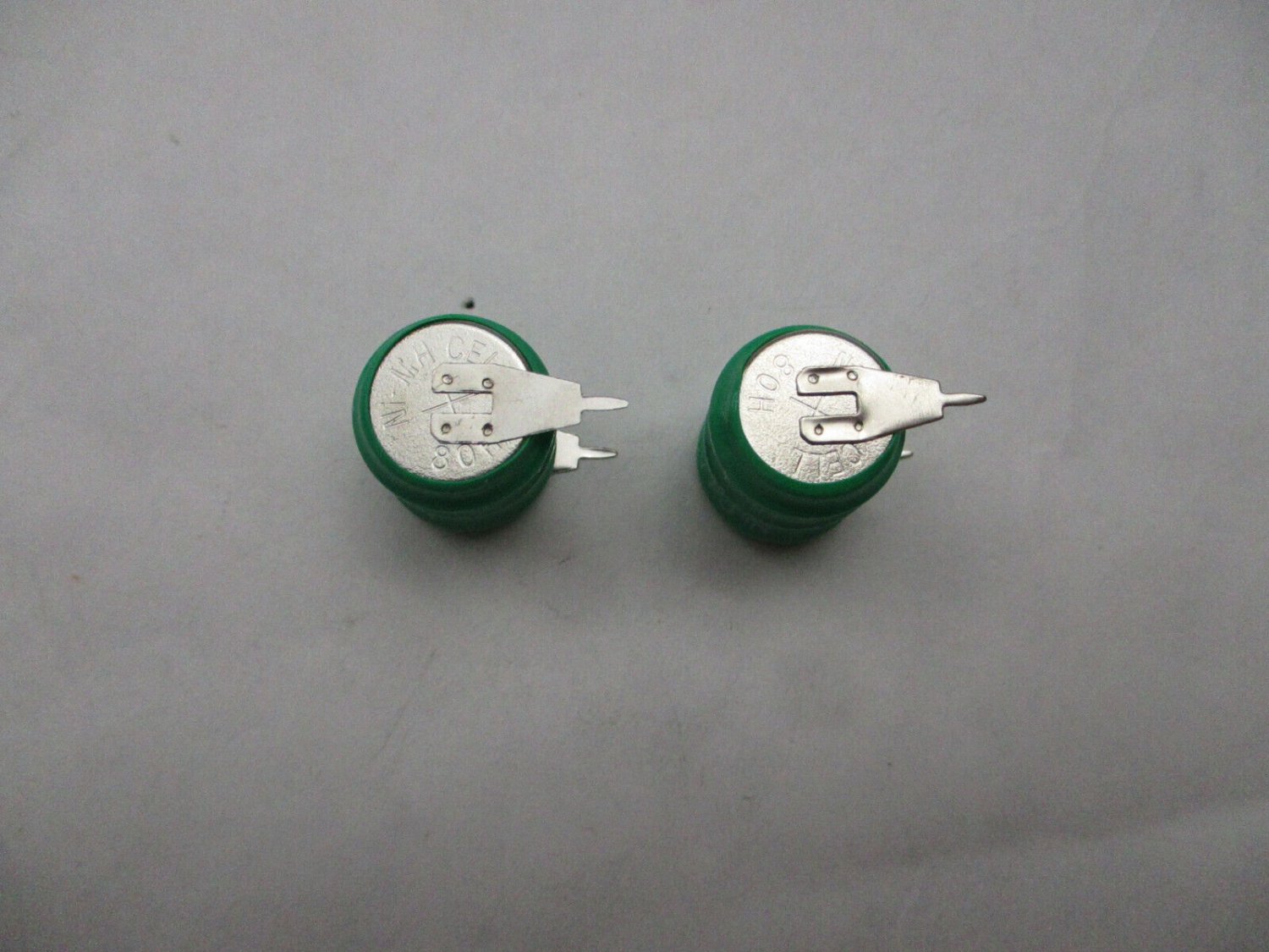 2Pack Rechargeable Battery Nimh 60Mah 3.6V Button For Vintage Motherboard
