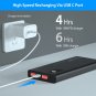 22.5W Fast Charging Power Bank 10000Mah PD 18W USB C Battery Pack 3 Outputs