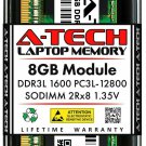 8Gb Ddr3 1600 Pc3-12800 Laptop Sodimm 204-Pin Memory Ram Pc3L Ddr3L 1X 8G