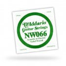 D'Addario NW066 Single Nickel Wound 066