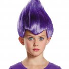 Child'S Pointy Wacky Troll Inside Out Purple Wig Costume Accessory