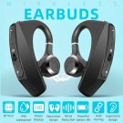 1 Pair Wireless Earphone Bluetooth 5.0 Earpiece Headset Driving Trucker Earbuds