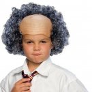 Funny Bald Man Wig Mad Scientist Curly Hair Sides Children'S Costume Accessory