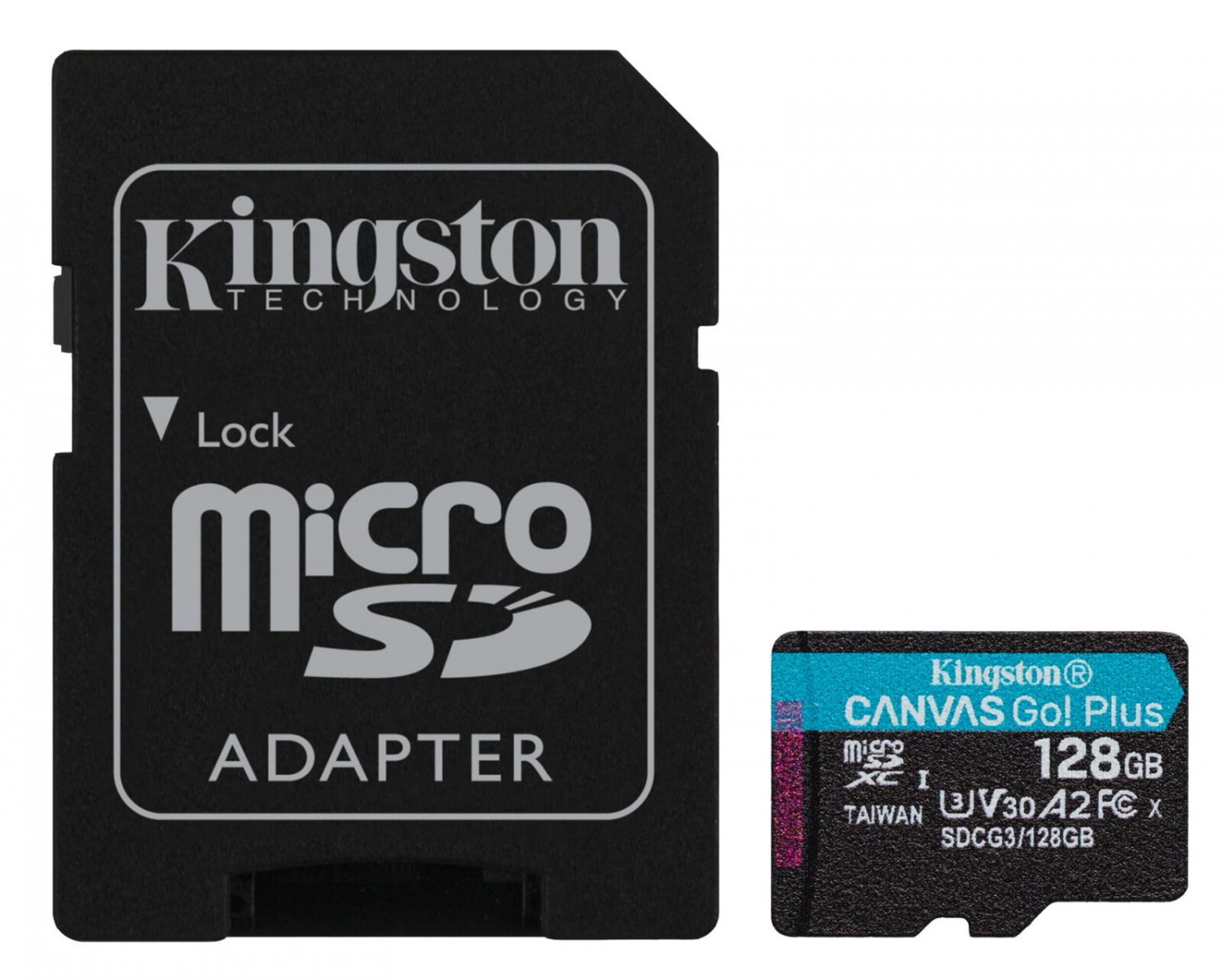 128Gb Technology Canvas Go Plus Uhs-I Class 10 Microsd Memory Card
