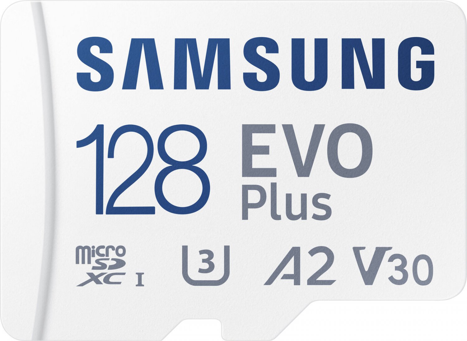 Samsung - EVO Plus 128GB microSDXC UHS-I Memory Card with Adapter