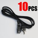 Lot 10 6Ft 18Awg Short Standard Power Cord / Cable Pc / Printer Iec320
