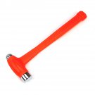 13"" 1Lb Automotive Dead Blow Ball Pein Striking Hammer Dual Face Steel Orange