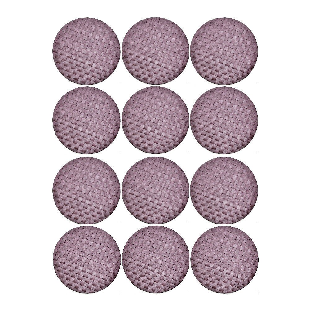 Saleen Round Placemat Bordeaux Set of 12