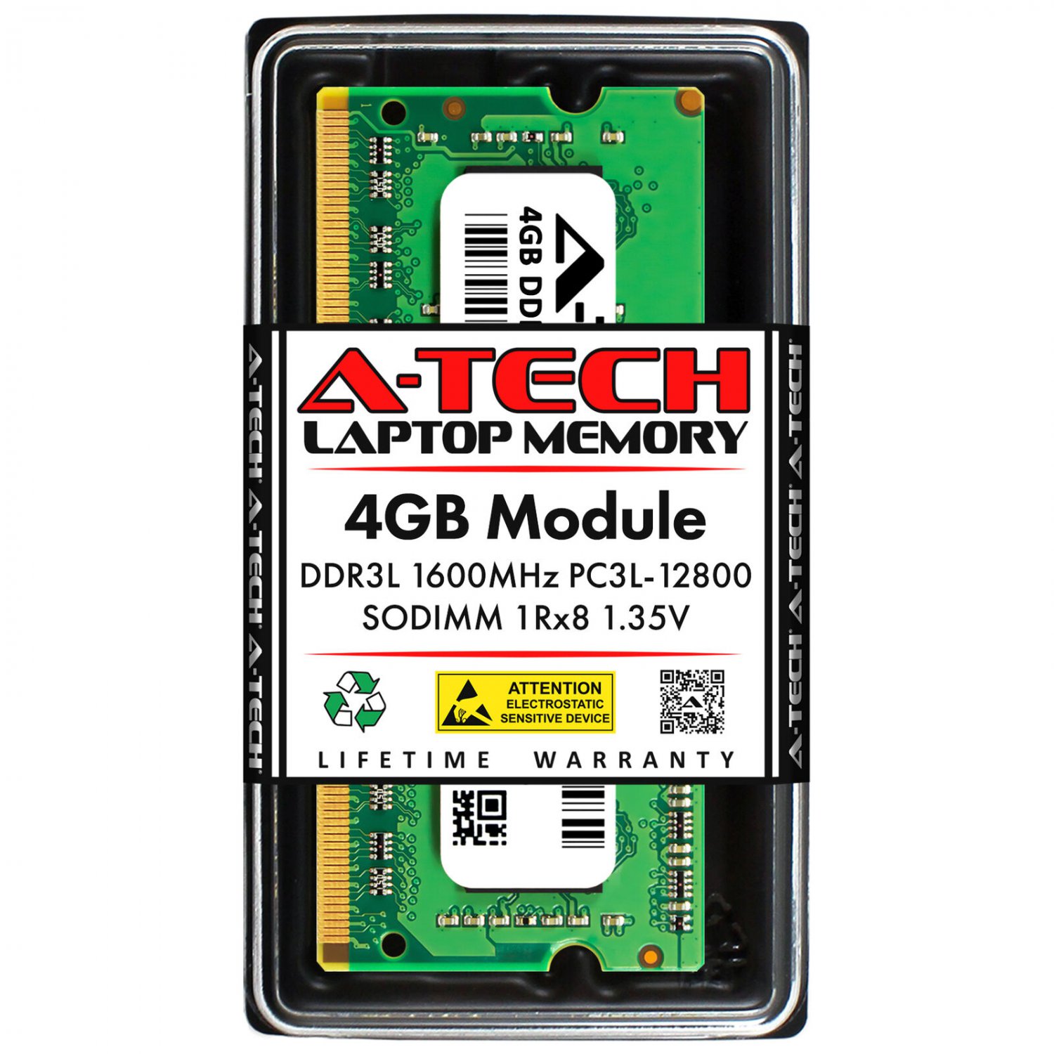 4Gb Ddr3-1600 Sodimm Kingston Hp698656-154-Keb Equivalent Laptop Memory Ram