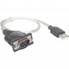 Manhattan 18 in. USB to Serial Adapter Cable with Gold Plated Contacts | 205146