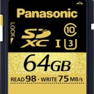 Panasonic 64GB SDXC Card Gold Series (RP-SDUT64GAK)