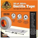 Gorilla White Duct Tape, 1.88"" x 30 yd, White, (Pack of 1)