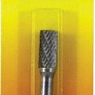 Forney 60121 Tungsten Carbide Burr with 1/4-Inch Shank, Cylindrical, 3/8-Inch