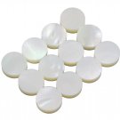 Guitar Fingerboard Dot Position Markers - 1/4"" - White Mother Of Pearl 12 Pack