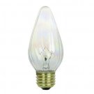 Satco 60w 120v Medium base Flame Twist Auradescent Aurora Light Bulb